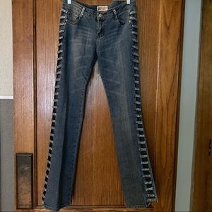 Platinum Plus Rhinestone Jean